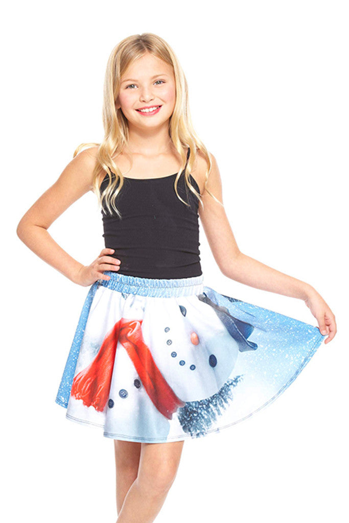 Build A Snowman Skater Skirt
