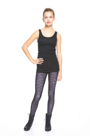 Croc Noir Leggings