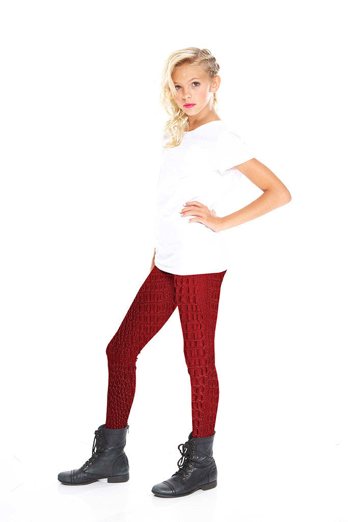 Girls Croc Ruby Leggings