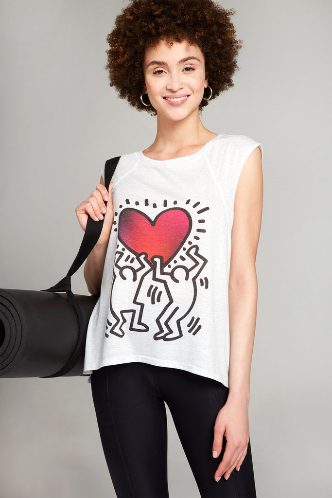 Keith Haring Uplifted Heart Tee