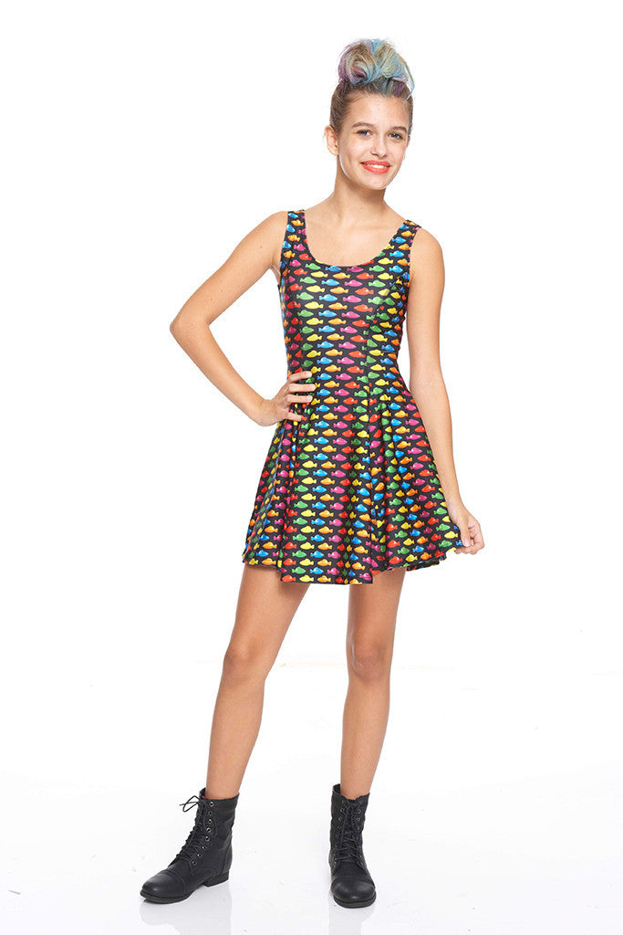 Candy Crush Fishes Skater Dress