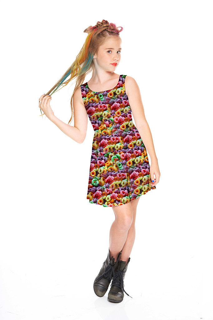 Fruit Loops Skater Dress