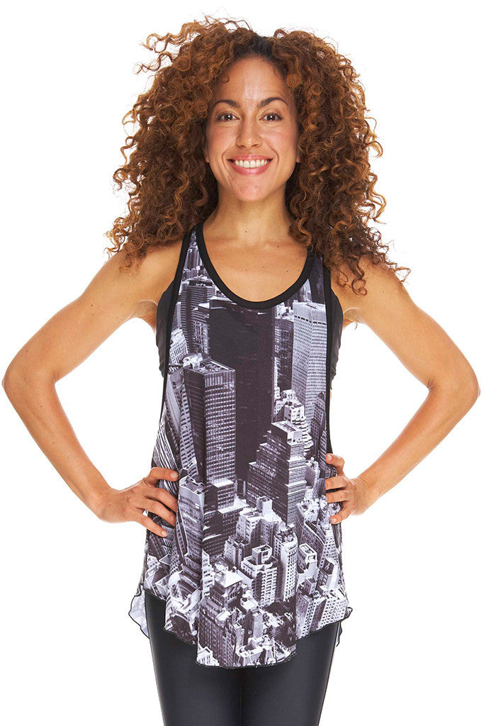 Above NYC Performance Racerback Tank