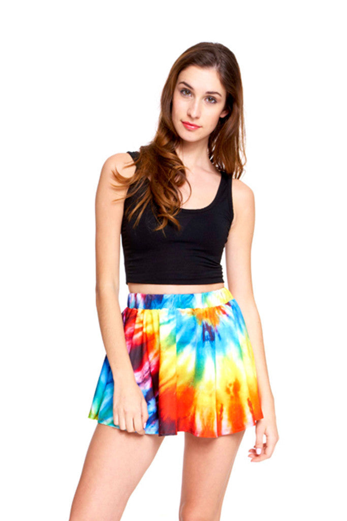 Tie Dye Skater Skirt