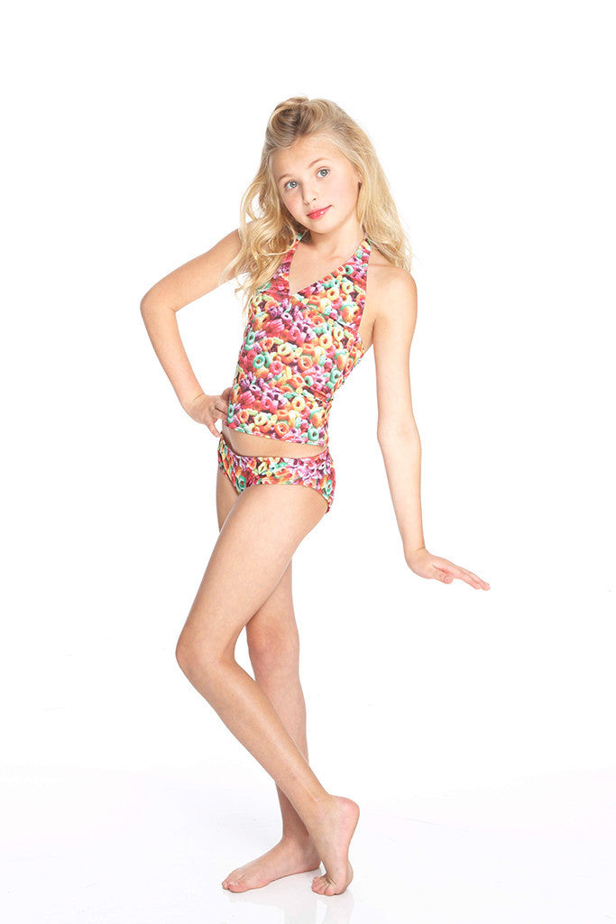 Fruit Loops Tankini Halter