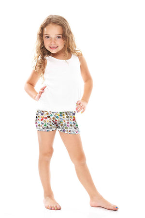 Kids Emoji 2.0 Dance Shorts