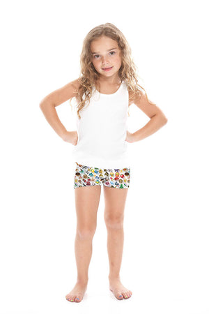 Kids Emoji 2.0 Dance Shorts