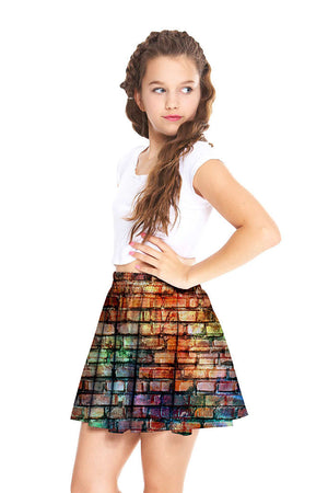 Bricks Skater Skirt