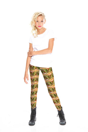 Cheeseburger Leggings