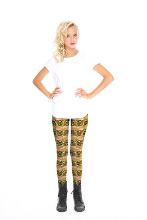 Cheeseburger Leggings