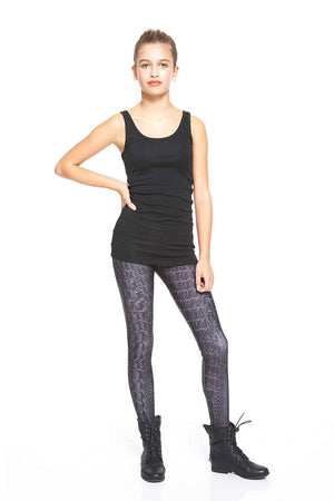 Croc Noir Leggings