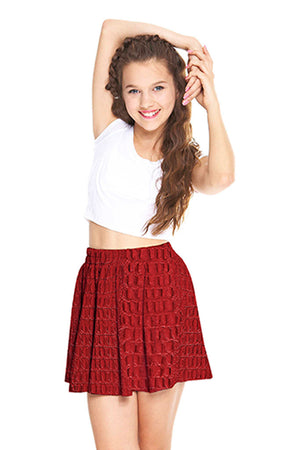 Croc Ruby Skater Skirt