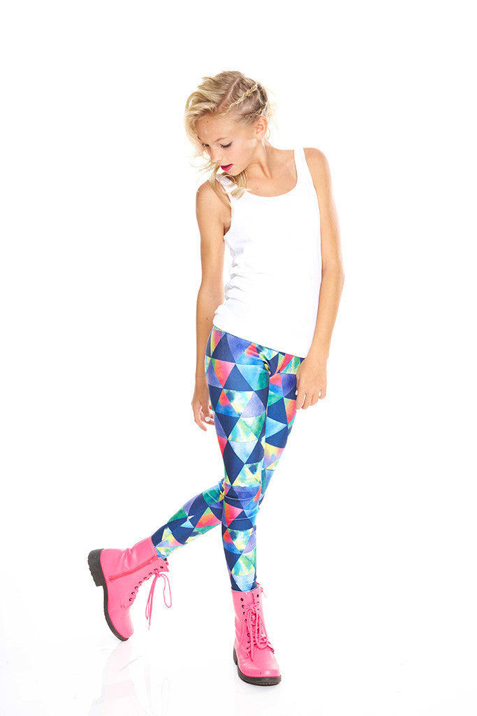 Iridescent Triangles Leggings