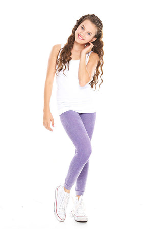 Purple Non Basic Basics Leggings