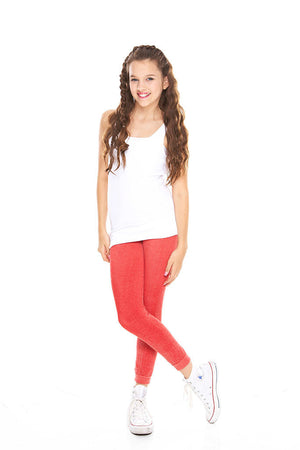 Red Non Basic Basics Leggings