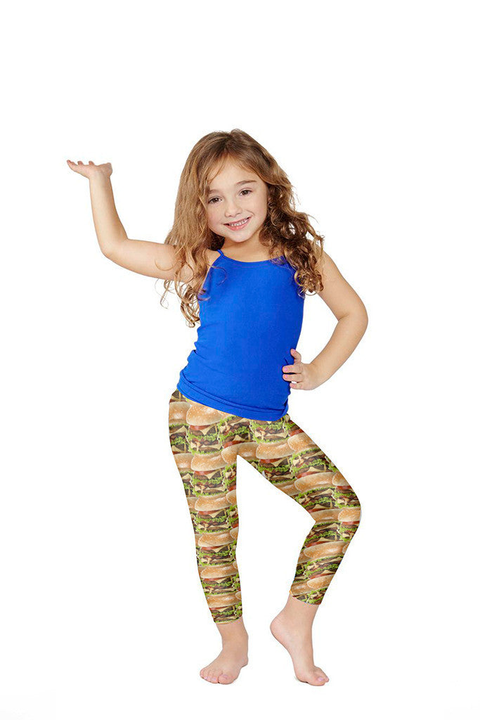 Kids Cheeseburger Leggings