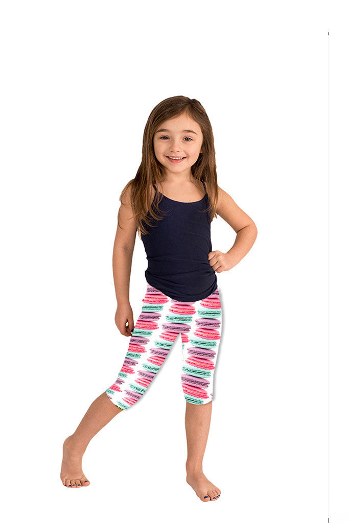 Kids Macaroons Capri Leggings