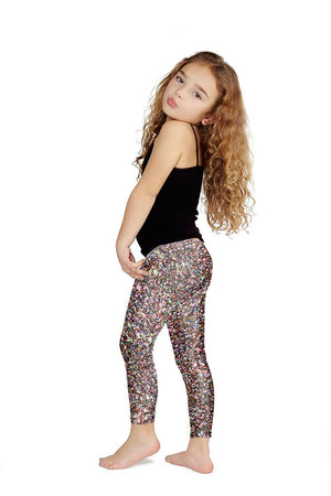 Multi Glitter Leggings