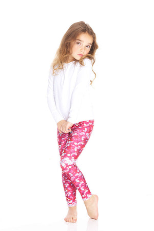 Pink Sequins Leggings