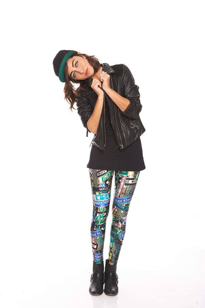 Street Signs Leggings