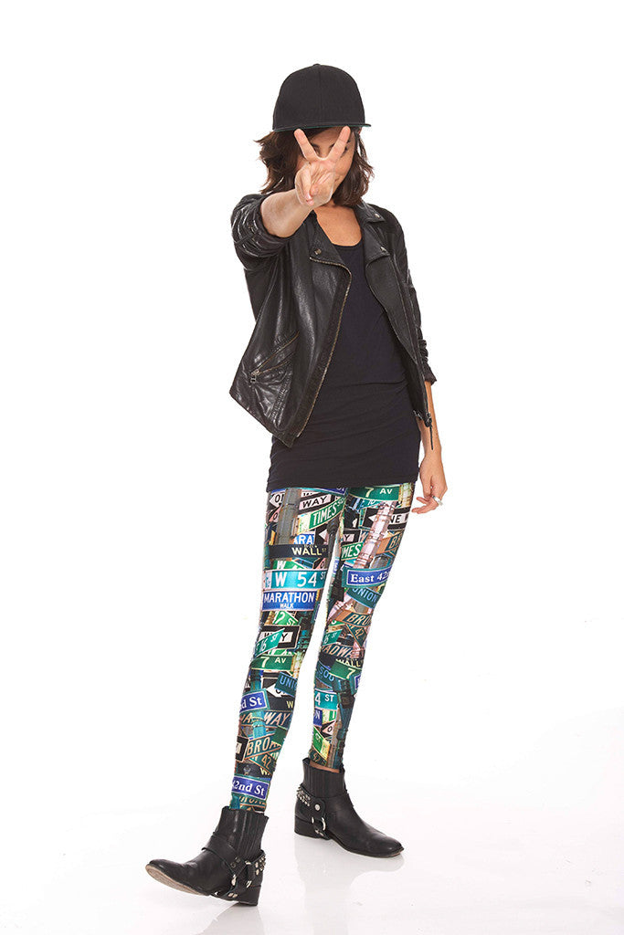 Street Signs Leggings