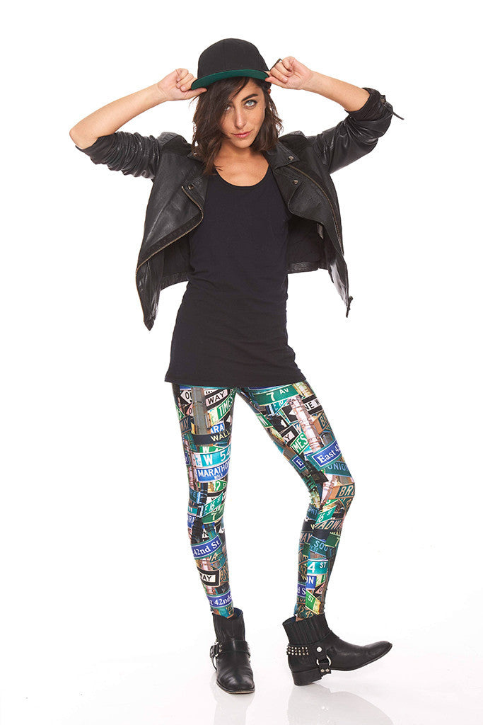 Street Signs Leggings