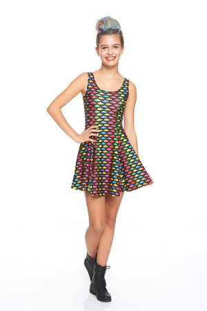 Candy Crush Fishes Skater Dress