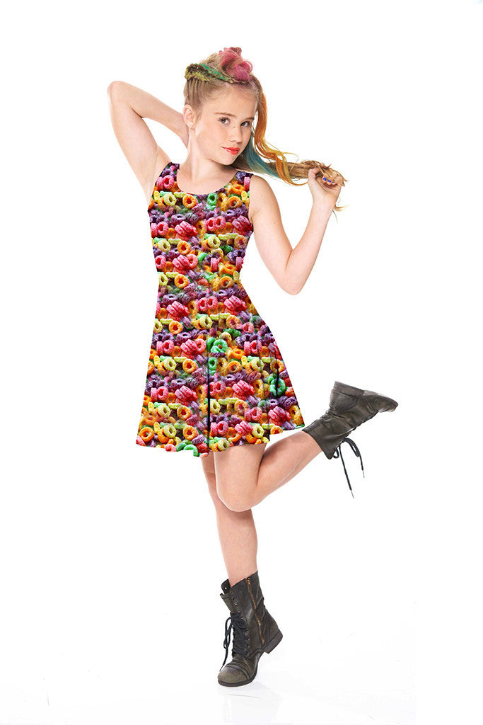 Fruit Loops Skater Dress