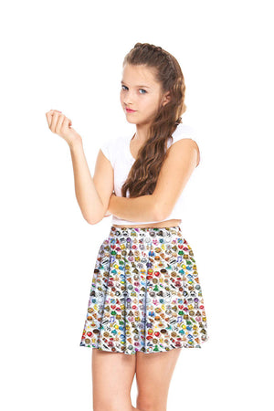 Emoji 2.0 Skater Skirt