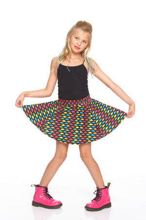 Candy Crush Fishes Skater Skirt