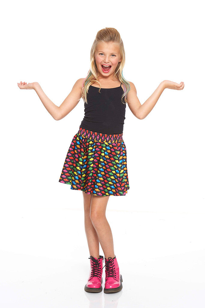 Candy Crush Fishes Skater Skirt