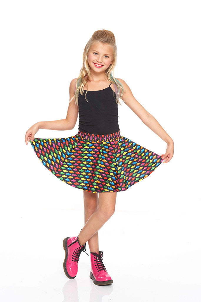 Candy Crush Fishes Skater Skirt