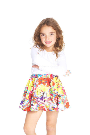 Stickers Skater Skirt