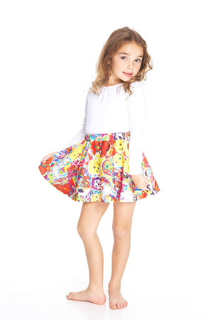 Stickers Skater Skirt