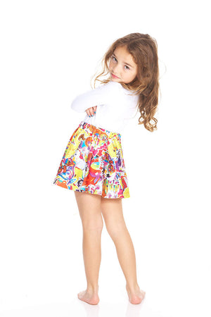 Stickers Skater Skirt