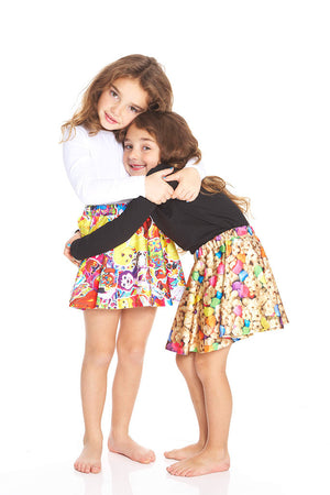 Stickers Skater Skirt