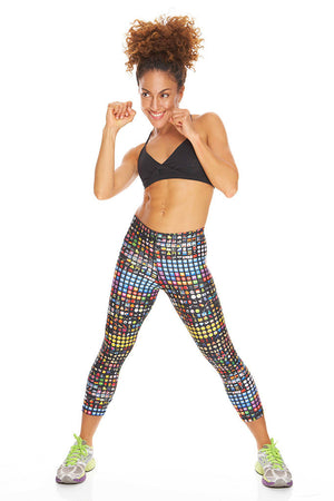 Emoji Performance Capri Leggings