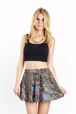 Womens Emoji Skater Skirt