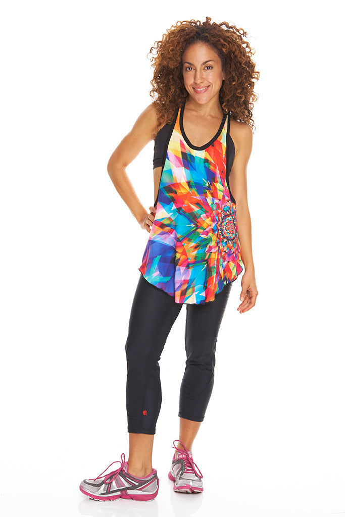 Kaleidoscope Performance Racerback Tank