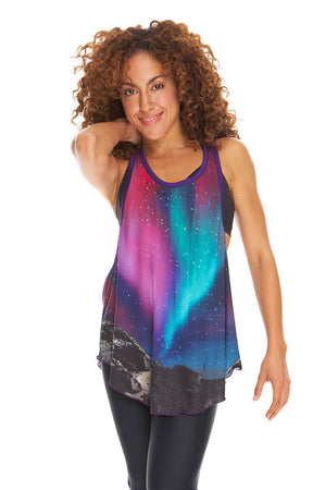 Northern Lights Performance Racerback Tank