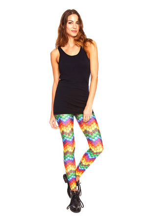 Candy Crush Chevron Leggings