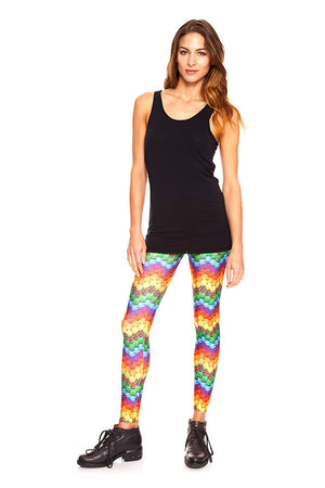 Candy Crush Chevron Leggings