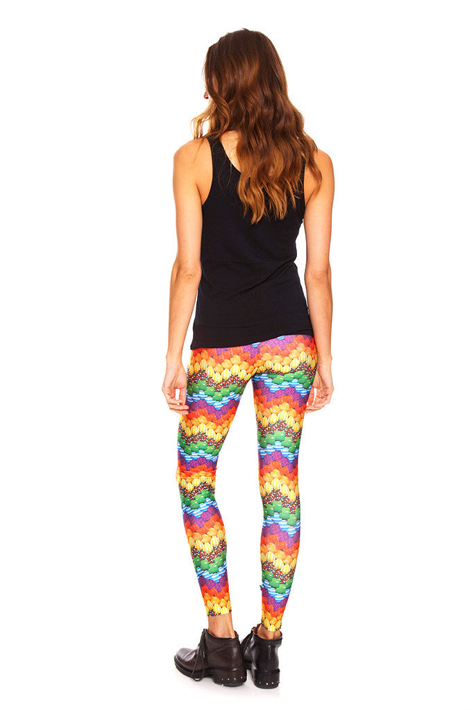 Candy Crush Chevron Leggings